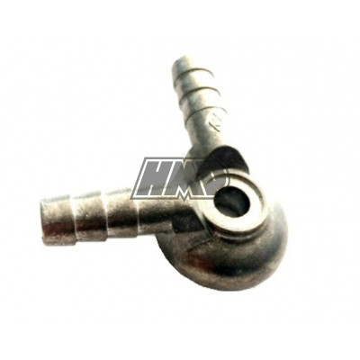 Peça entrada gasolina PHBH / PHBL / PHBE / PHF / PHM / SHBC / alumínio dupla 8 mm - DELLORTO